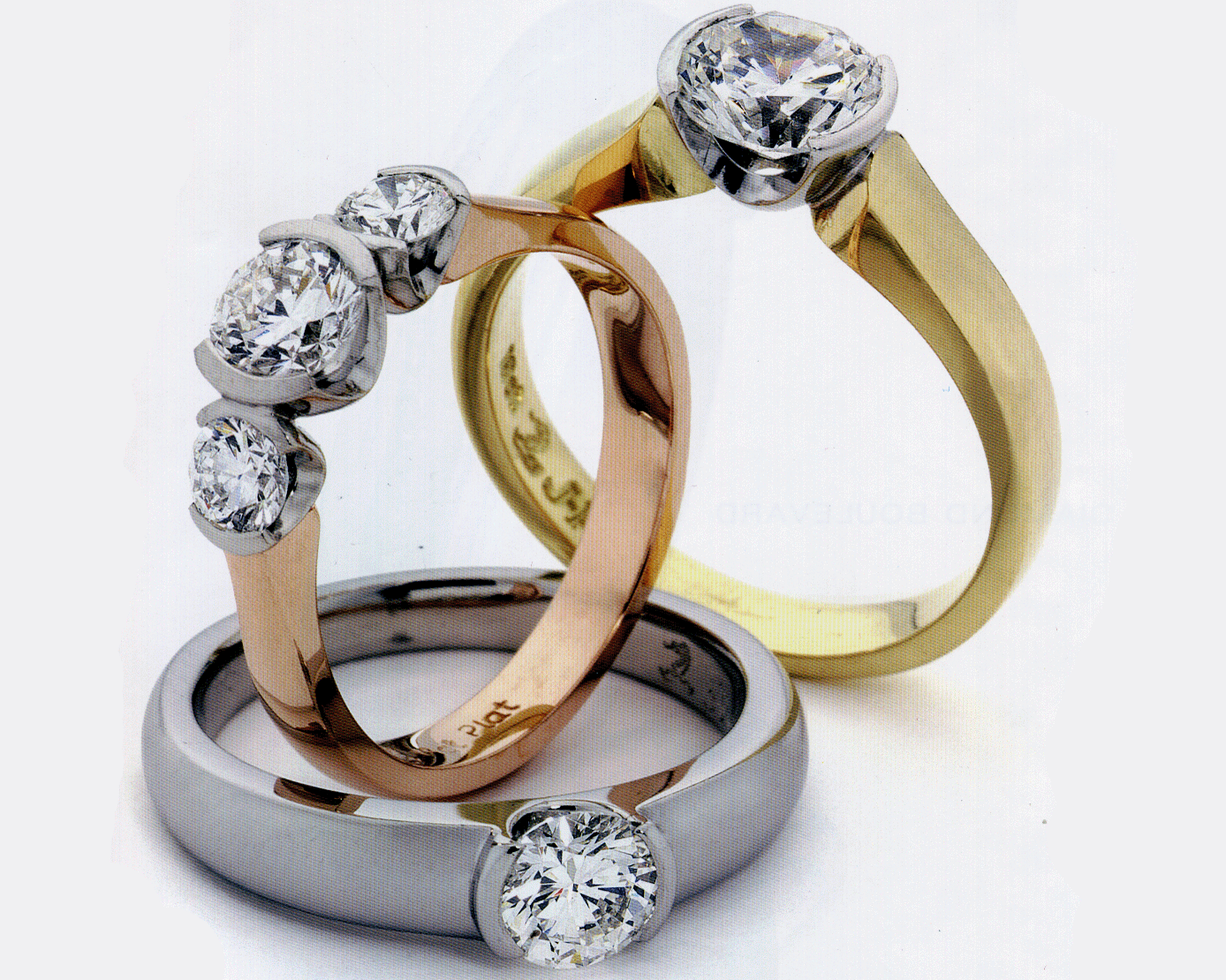 Half Bezel Rings